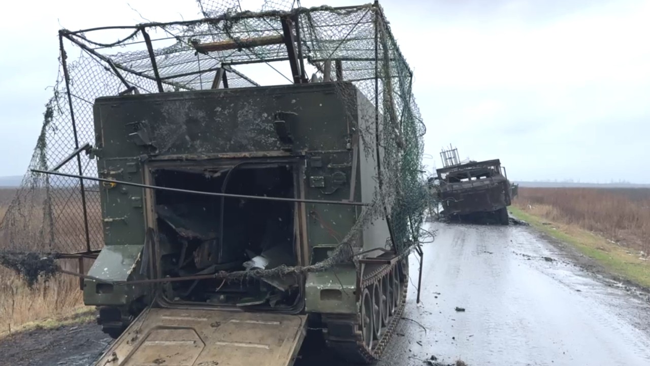 Брошенная техника армии Украины на границе Курской области
