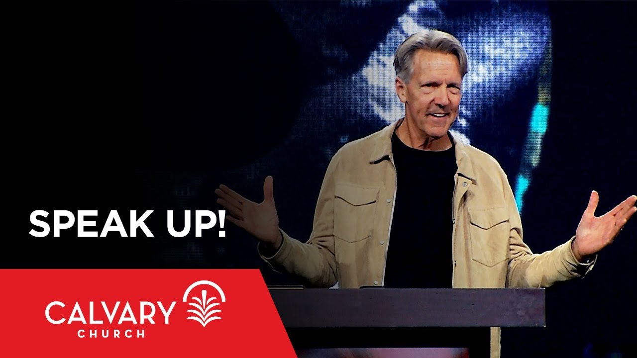 Speak Up! - Colossians 4:2-6 - Skip Heitzig