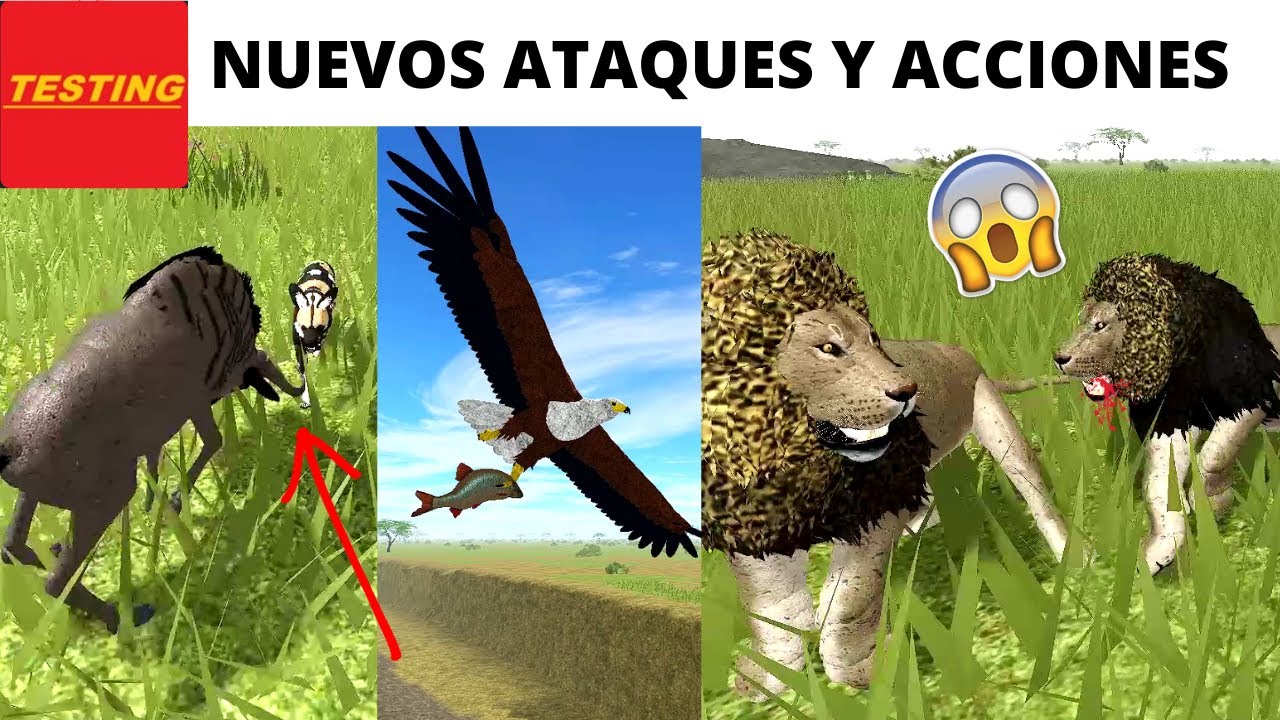 LOS NUEVOS ATAQUES Y ACCIONES DEL TESTING A DE WILD SAVANNAH - ROBLOX GAMEPLAY ESPAÑOL 2021