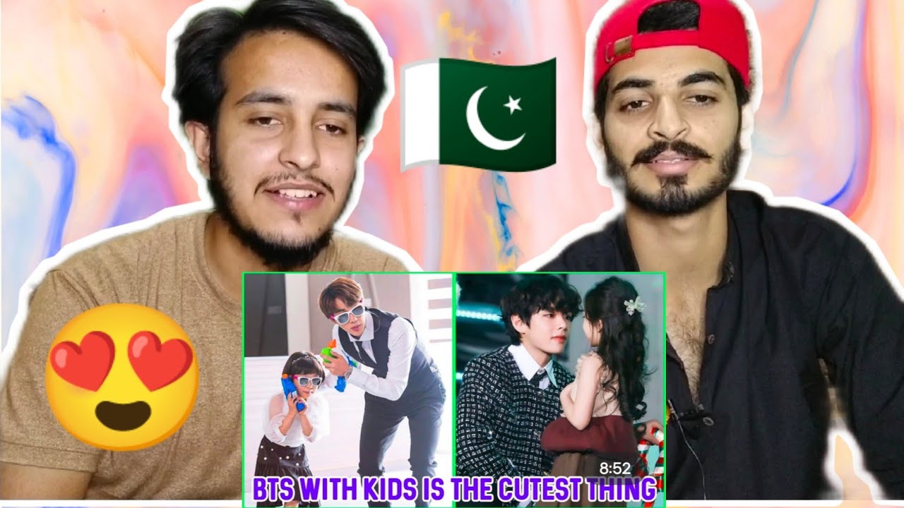 Reaction On BTS Cute 😍 Moments With Kids | AJviews