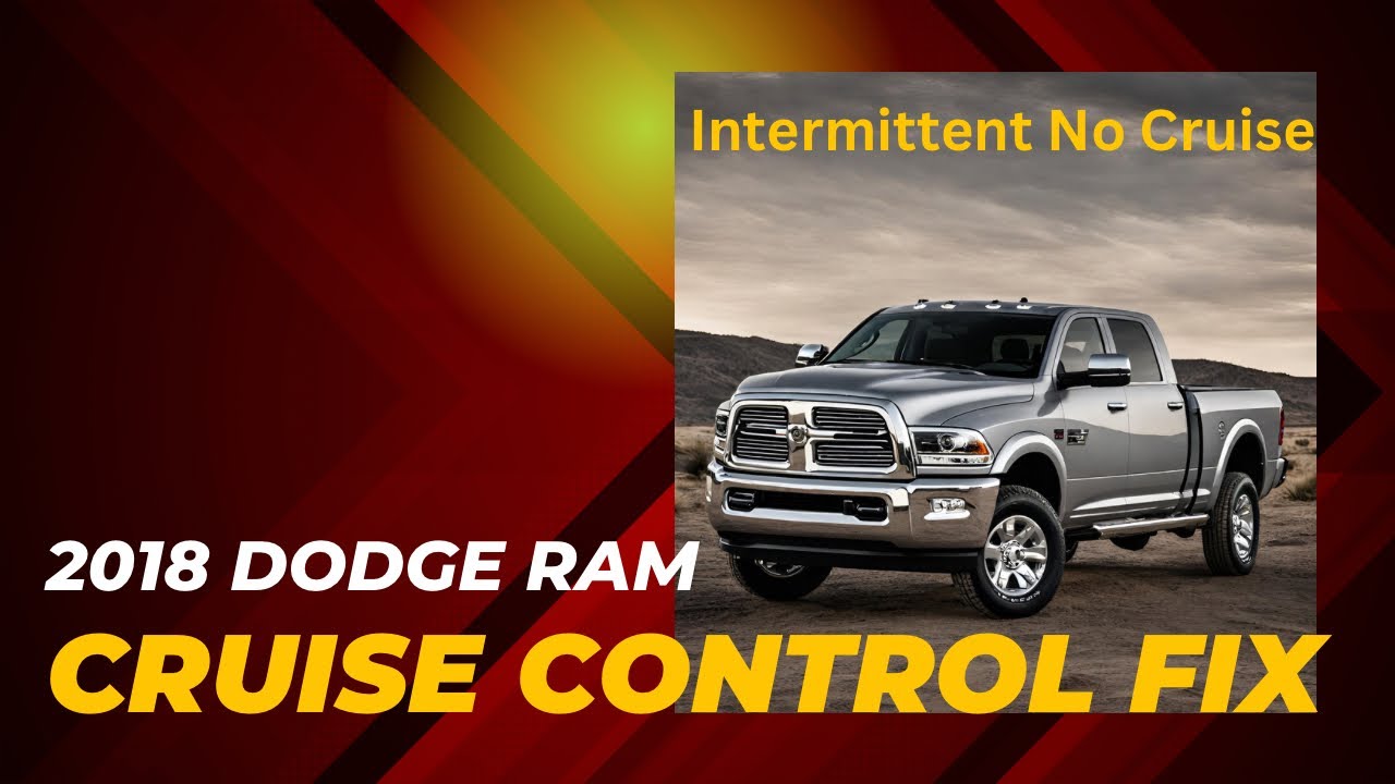 Проблема с прерывистым круиз-контролем на пикапе Dodge Ram 2018 года. Ремонт выключателя стоп-сиг...
