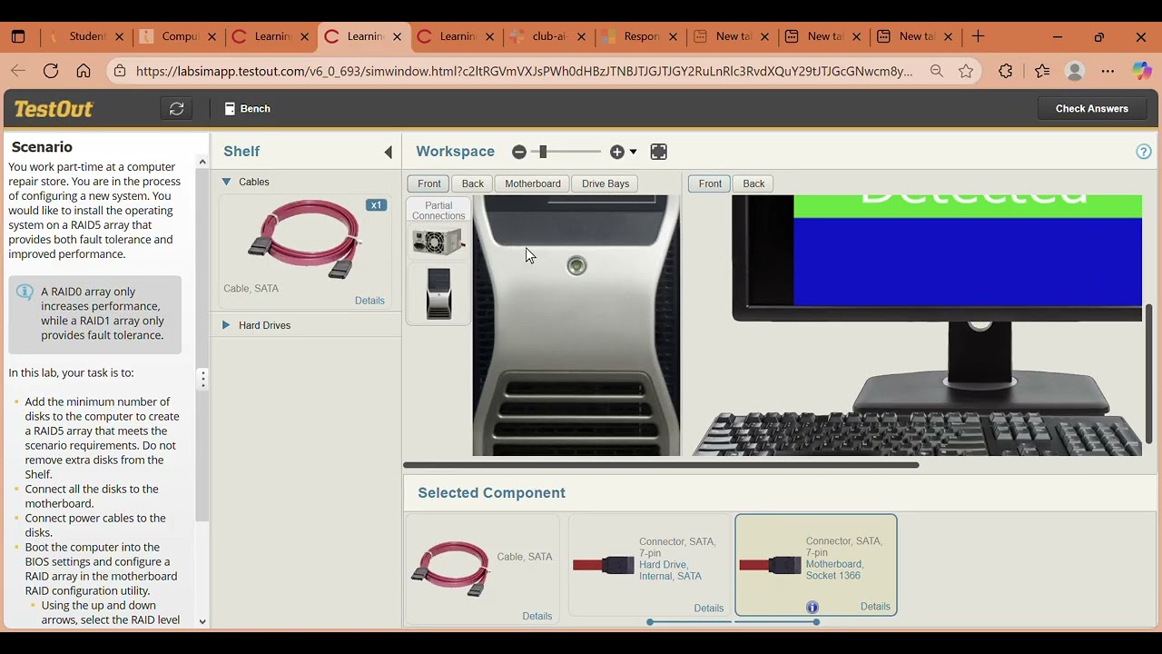 Implement a RAID Solution 5 4 6 Lab testOut.
