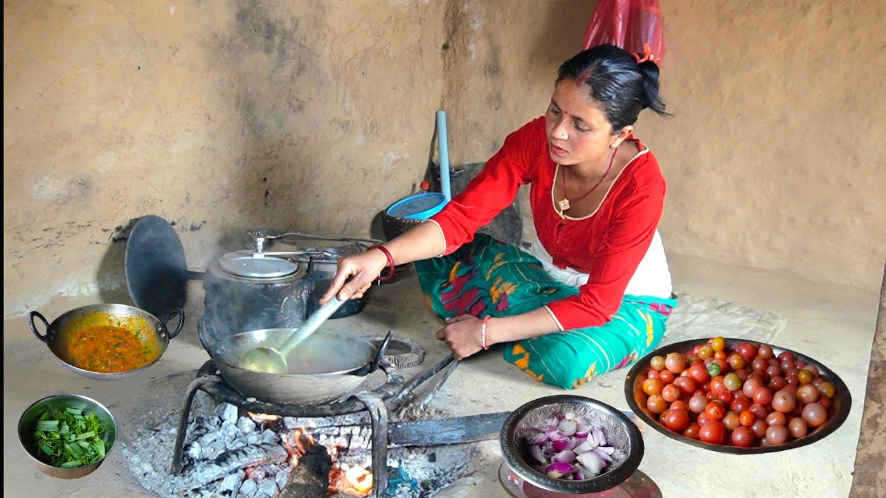 Open Fire Cooking ||Traditional Nepali Village Cooking At Western Part Of Nepal||