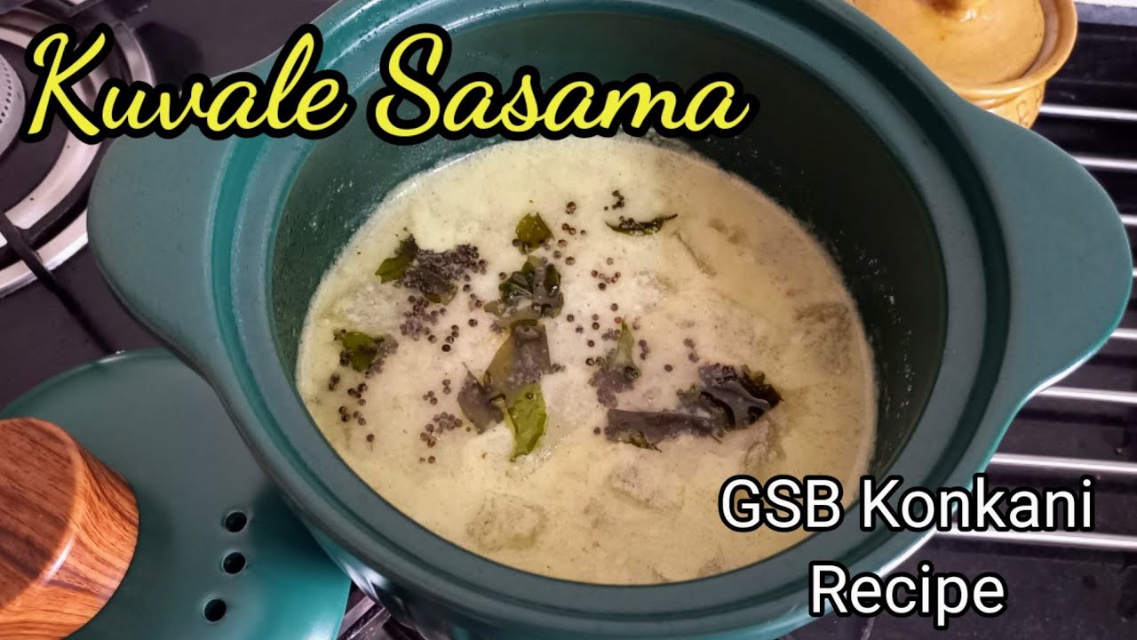 Sasam Recipe | Kuvale Sasama | GSB Konkani Recipe | Ash Gourd Curry in konkani style|Mangalore food