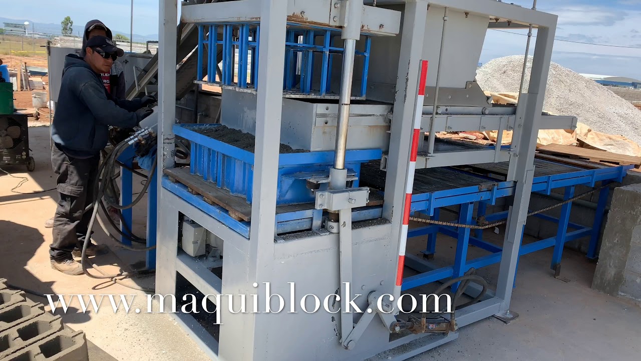 Bloquera BF-750 Maquiblock maquinara para bloques de concreto