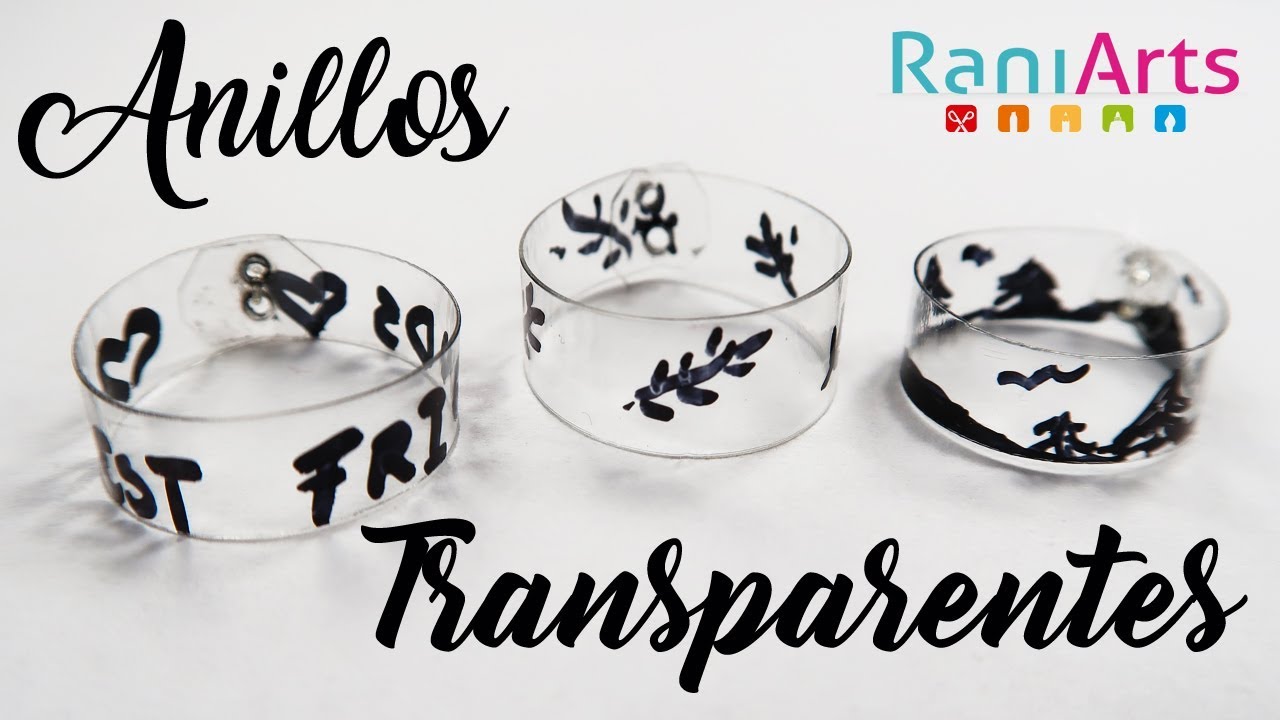 ANILLOS TRANSPARENTES - DIY - FÁCIL!!!