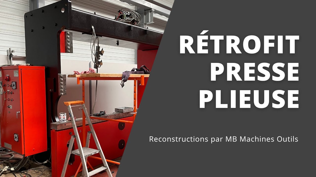 Diaporama retrofit presse plieuse par MB Machines Outils