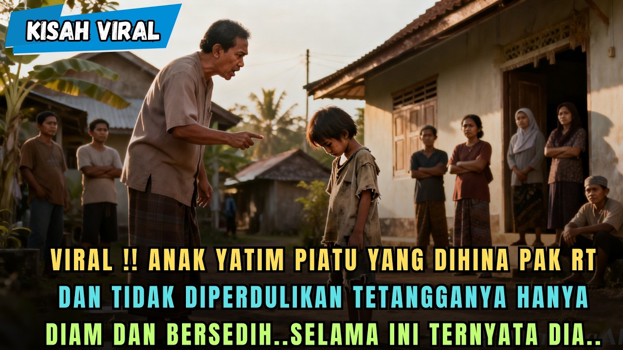 VIRAL !! ANAK YATIM PIATU YANG DIHINA PAK RT DAN TIDAK DIPERDULIKAN TETANGGANYA HANYA DIAM..