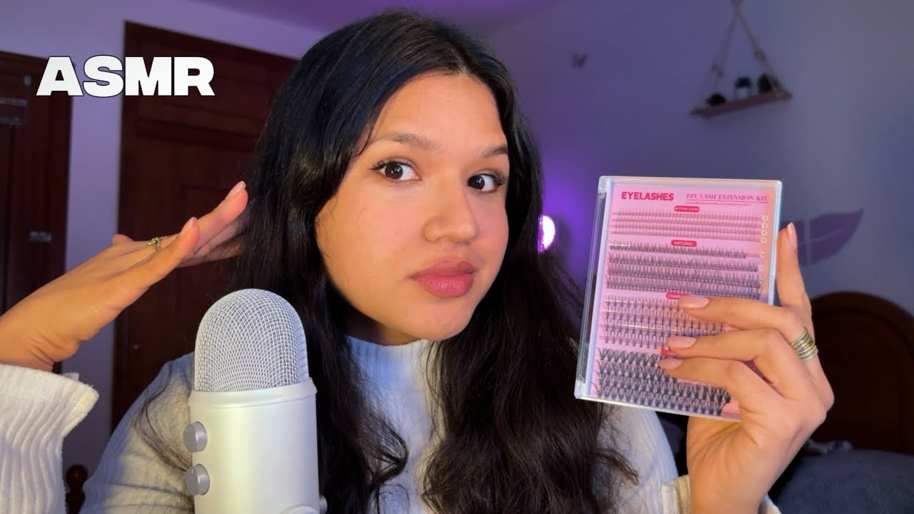 ASMR Poniéndome Pestañas Falsas 👁️👁️🤏 