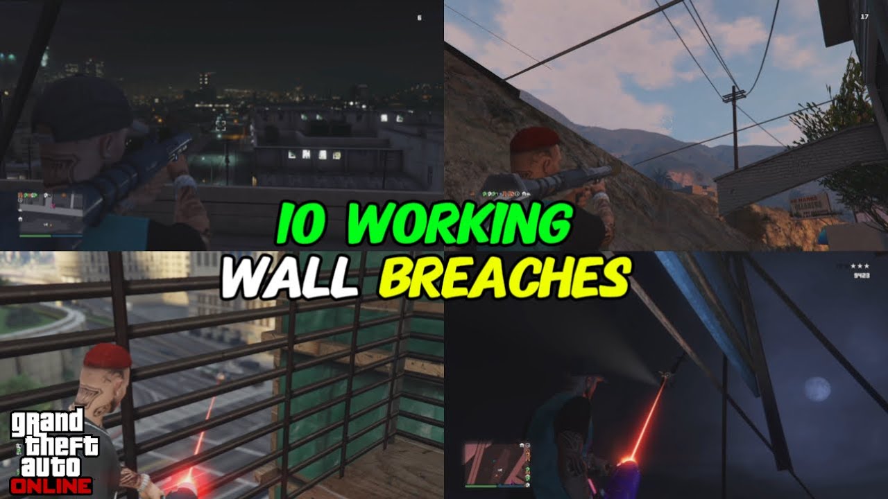 10 Working Wall Breaches After Patch 1.68 Part 3 (GTA Online)