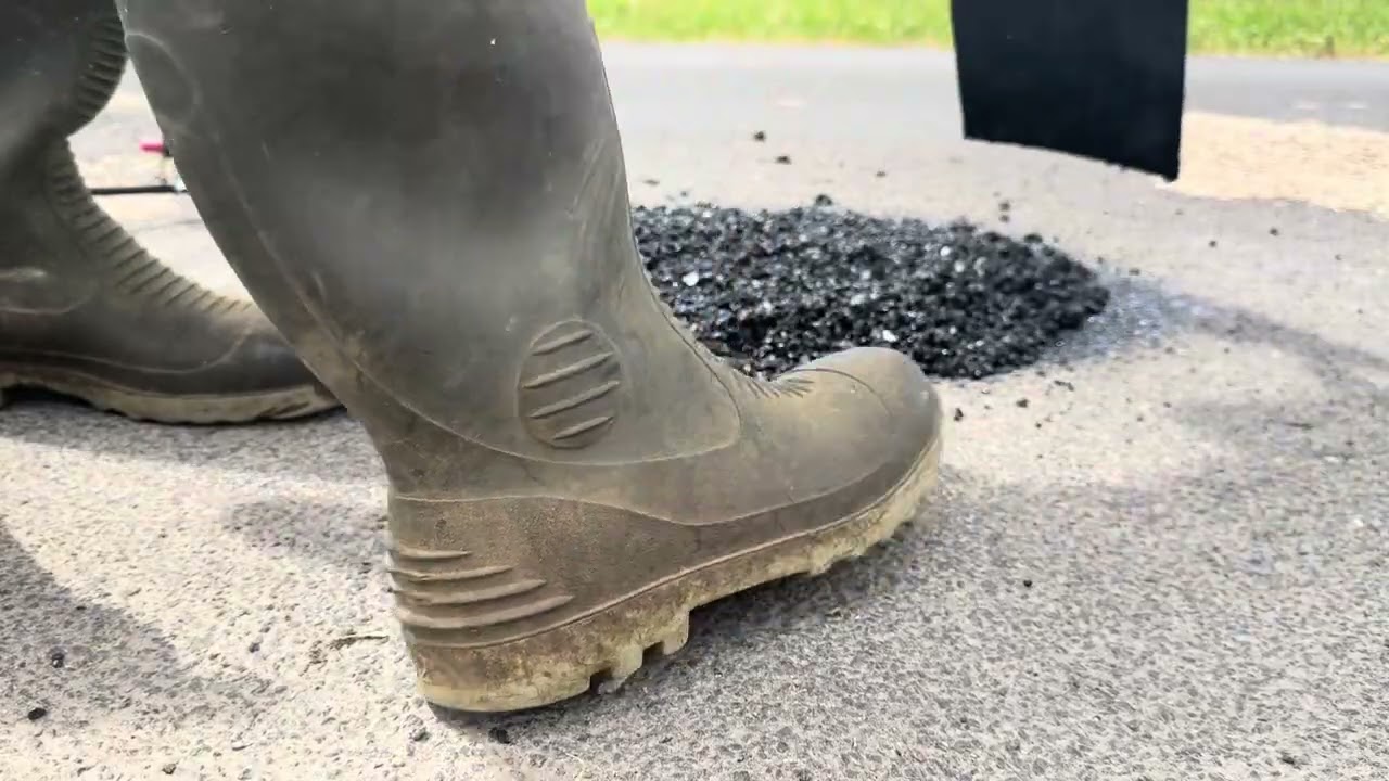 Hot Mix Asphalt road repair
