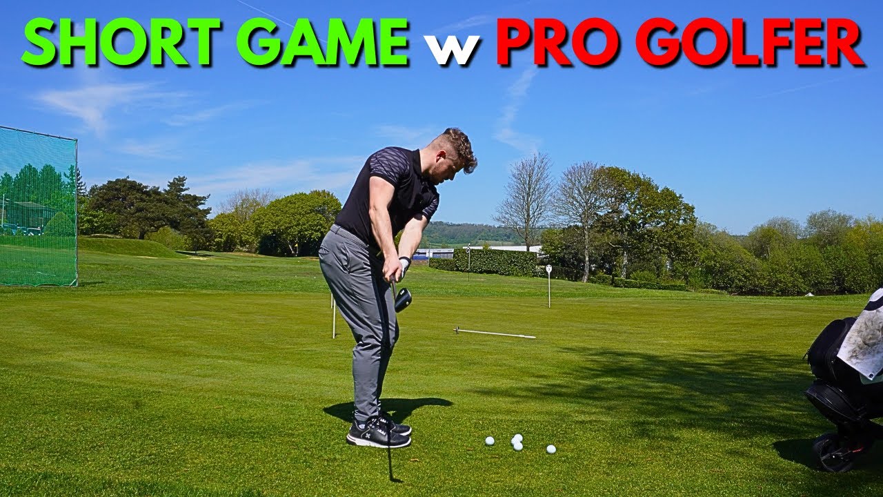 HOW A PROFESSIONAL GOLFER works on his SHORT GAME