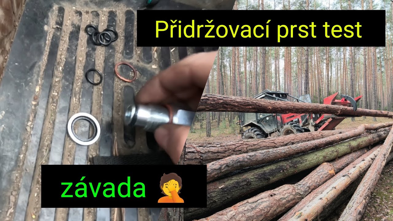 Těžba dřeva, závada hydrauliky, Ukt Zetor 7245, Agama aga 2, Stihl Ms 261, @jpforest8882