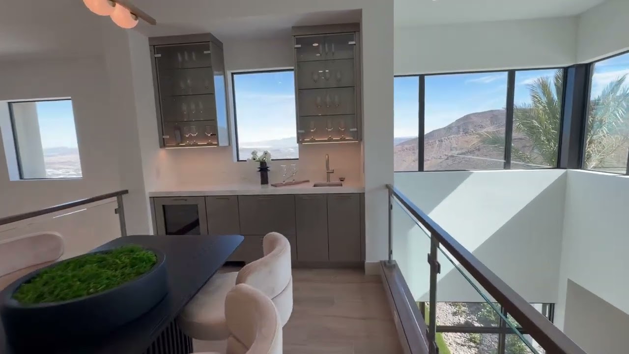 Inside a multimillion dollar Modern Las Vegas Luxury Home with Dual Primary  and Massive Spa Shower