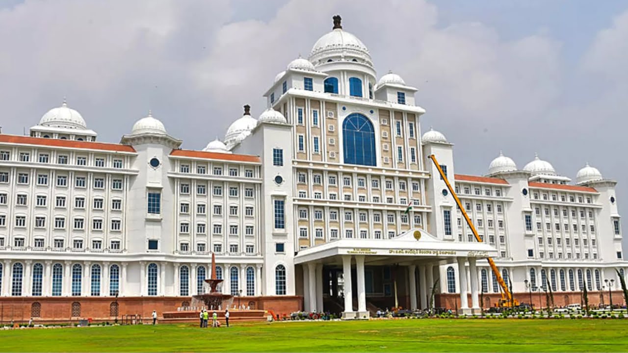 Telangana Chief Minister KCR inaugurates new Secretariat building