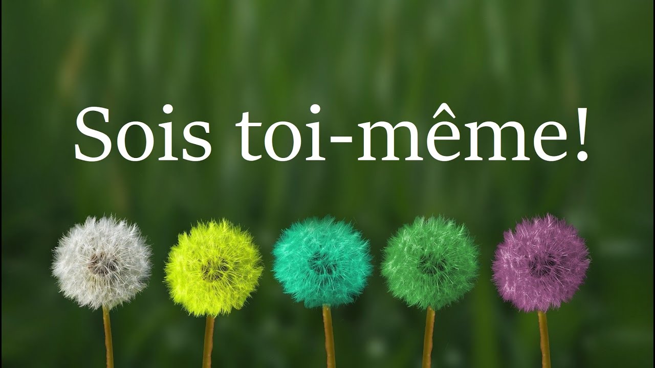 Sois toi-même! Magnifiques citations inspirantes