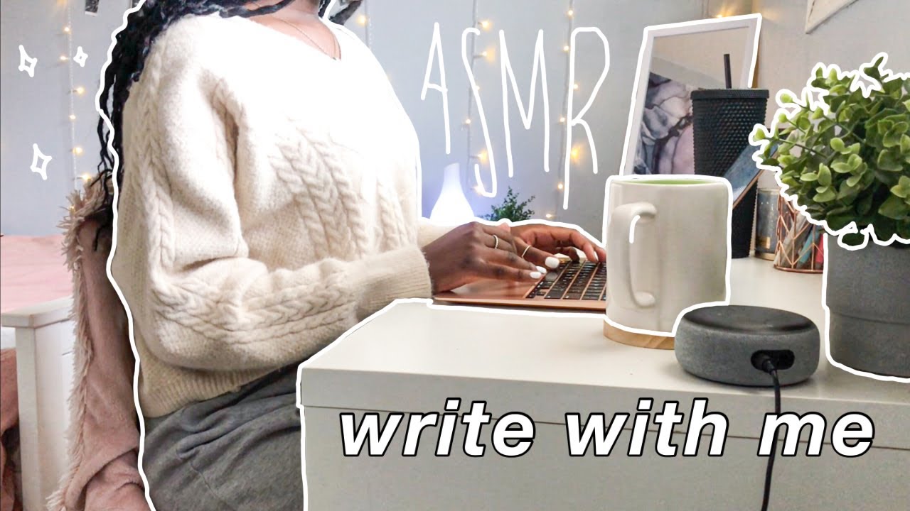 real time writing session // pomodoro style, no music, ASMR typing sounds