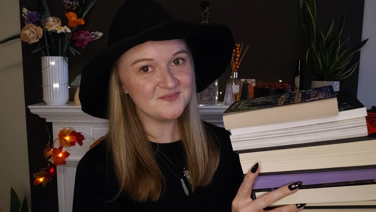 ASMR Kind Witch Gives you Book Recommendations🧹📚 (1 hour soft book tapping)