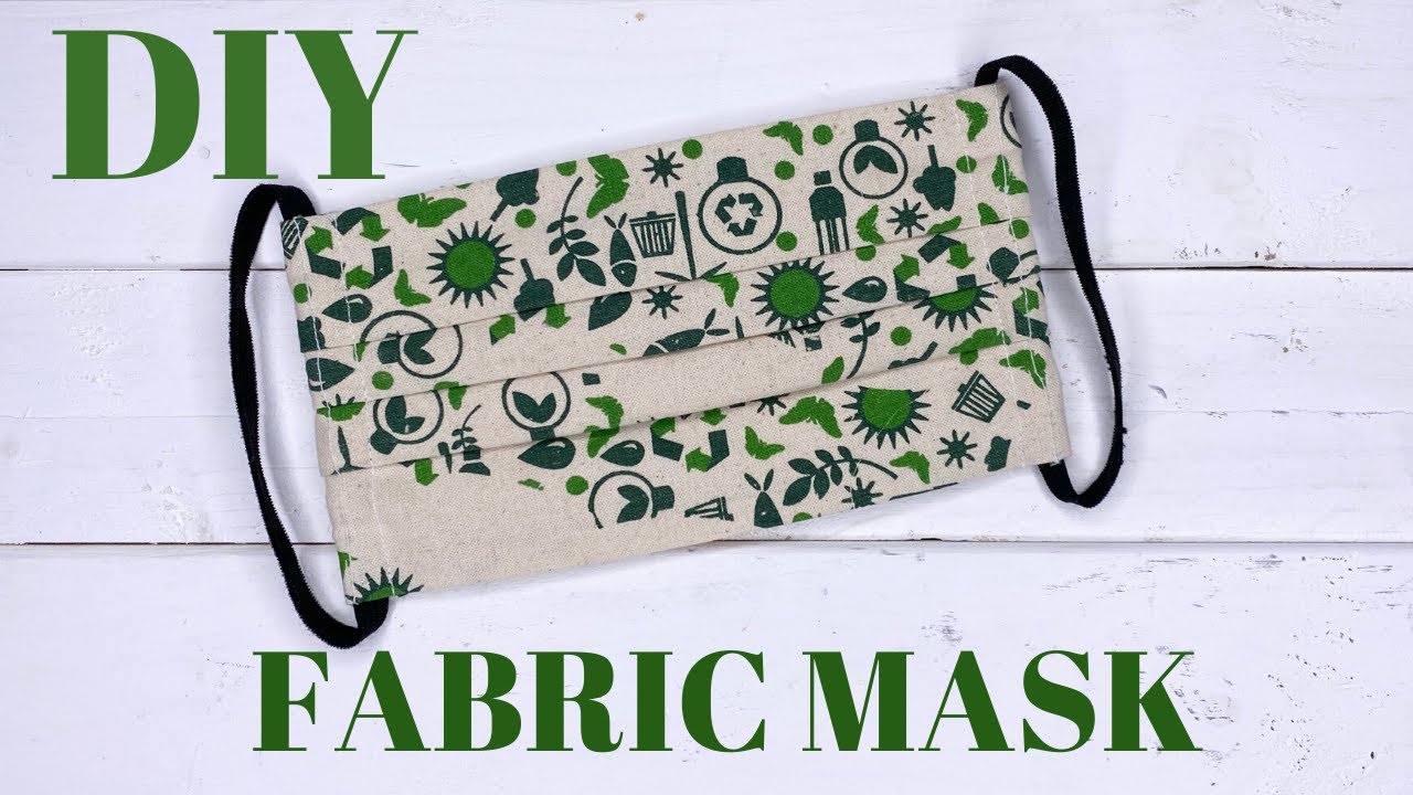 How To Make A Fabric Face Mask At Home Easy (With Filter Pocket) Sewing Tutorial