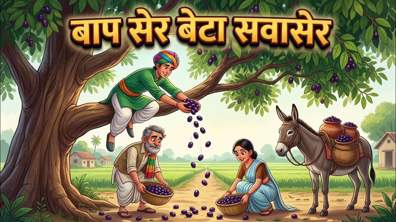 🔴 बाप सेर बेटा सवासेर । । Hindi Moral Story | kahani | bed time | Hindi Story kahani