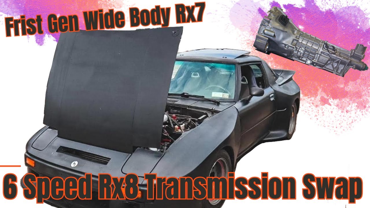 Rx8 6 Speed Transmission Swap in first gen rx7 fb or sa22c