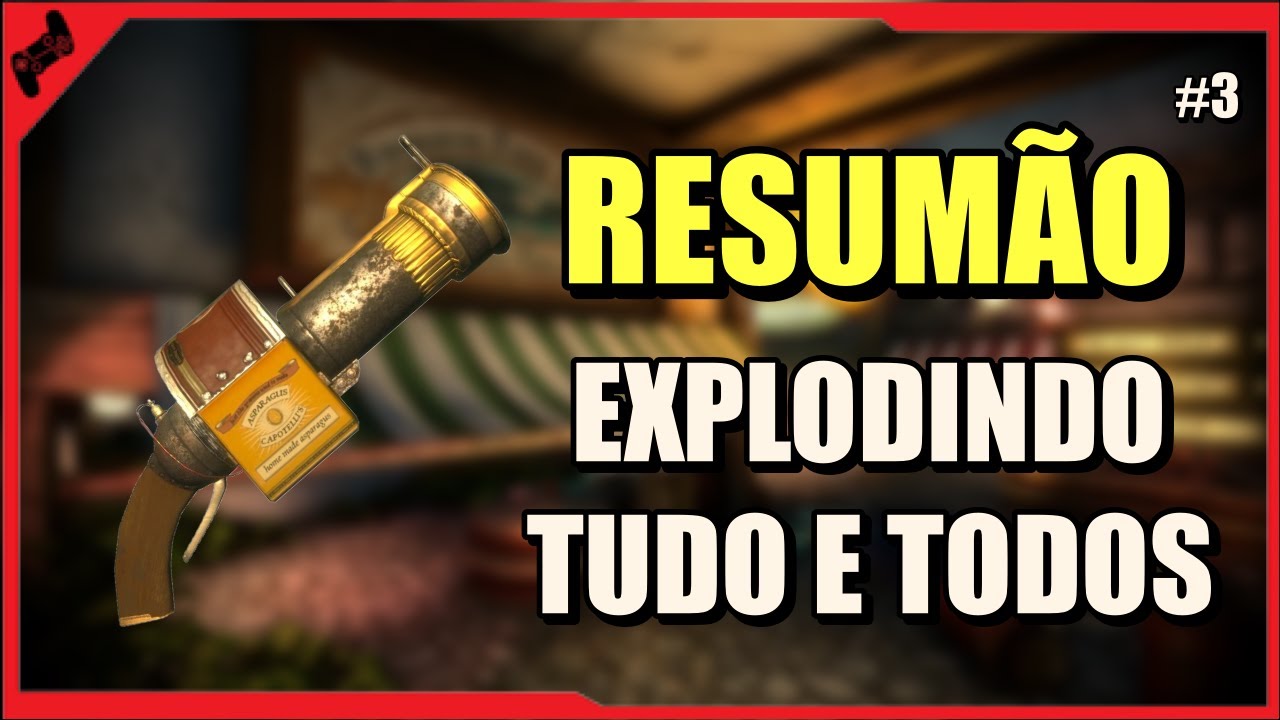 BIOSHOCK - O Lança Granadas POTENTE Amassa o JOGO !!! (Resumão #3)