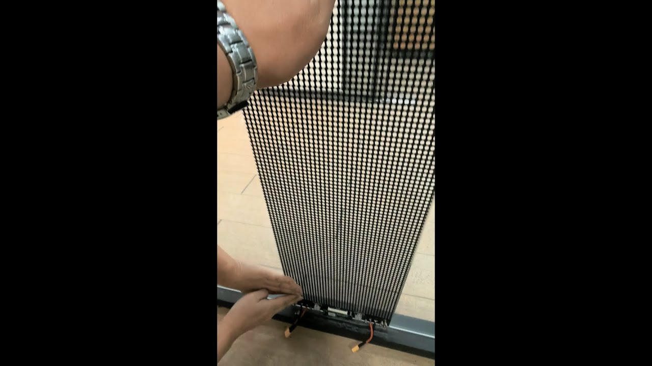 Litop Holographic LED Screen installation video
