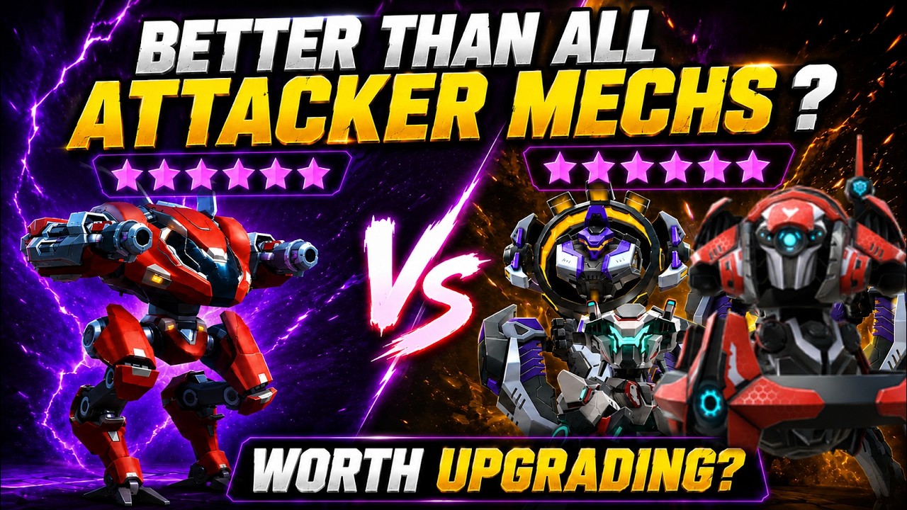 🔥 Is Maxed Lancer Mech Stronger Than ALL Attacker Mechs? | Mech Arena