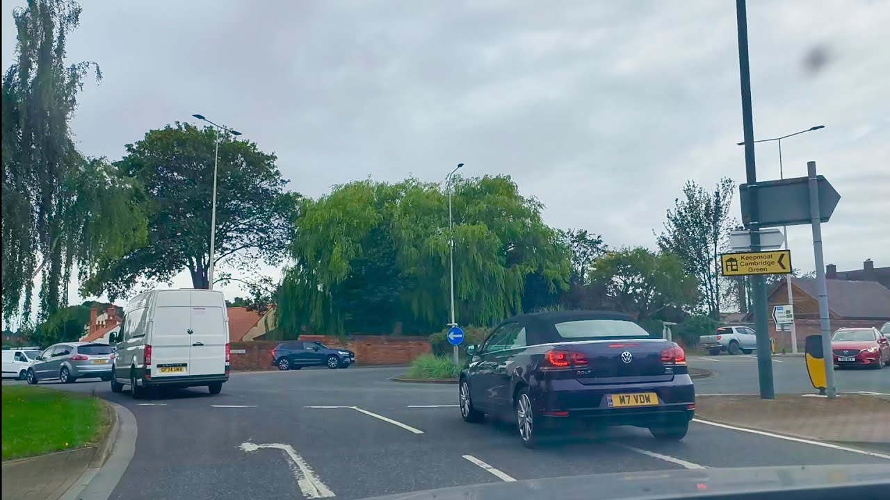BRADLEY PARK AND NUNSTHORPE ESTATE #driving #vlog #uk #road #grimsby