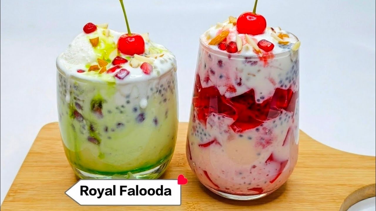 Royal Falooda Recipe| Ramadan Special: Royal Rose Falooda for Iftar 🌙