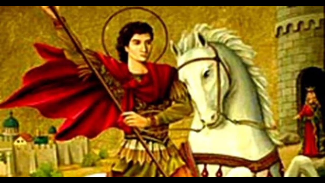 San Jorge protege a mis hijos del peligro.