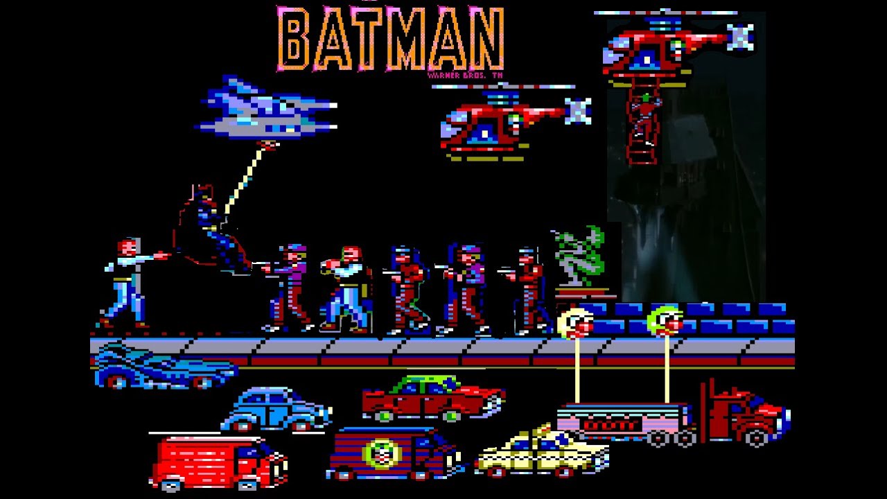 Batman the movie Amstrad speedrun 15'24''