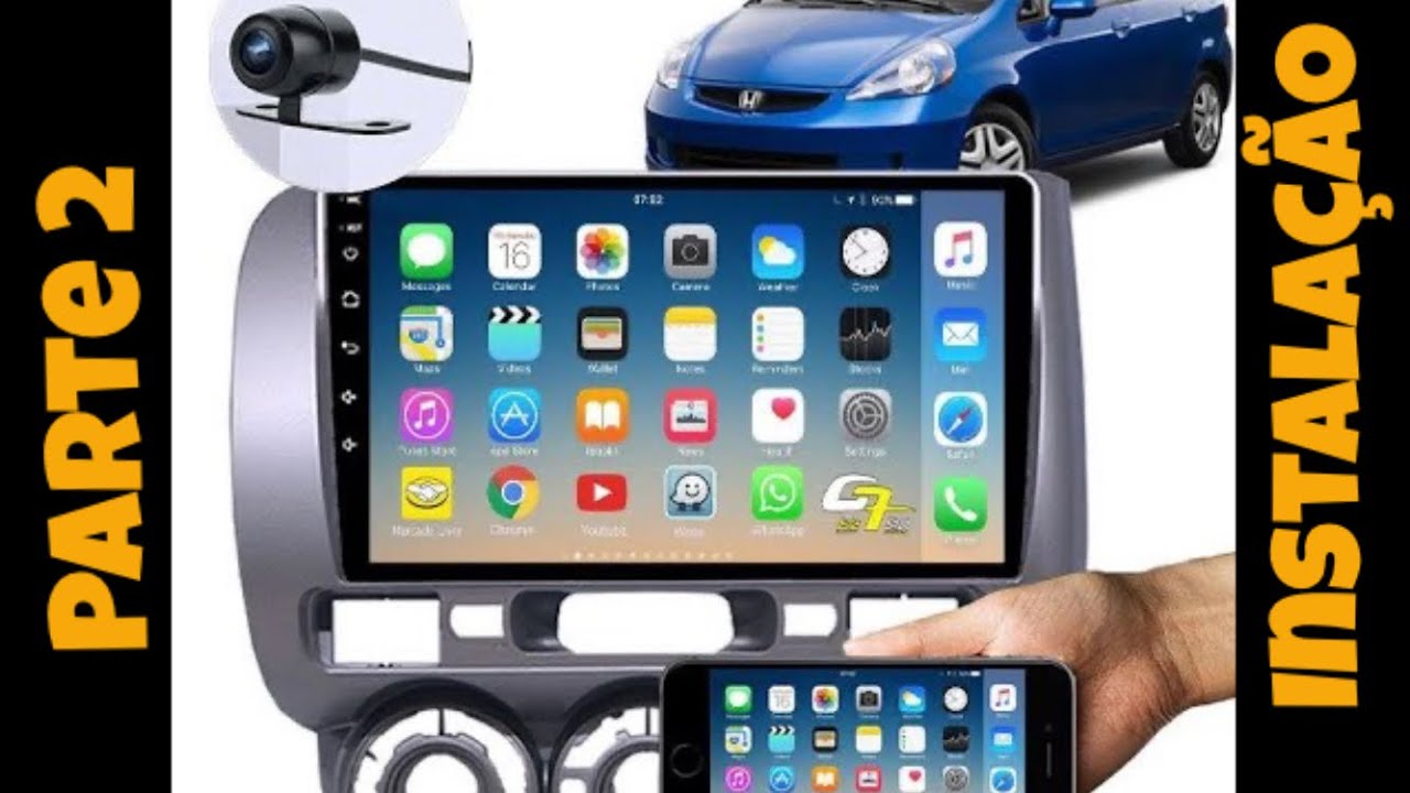 Multimídia android 10.0 - PX30 de 9 polegadas para Honda FIT 2003 2008  PARTE 2