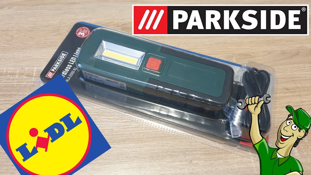 Parkside akkumulátoros LED munkalámpa PALA 2000 A1