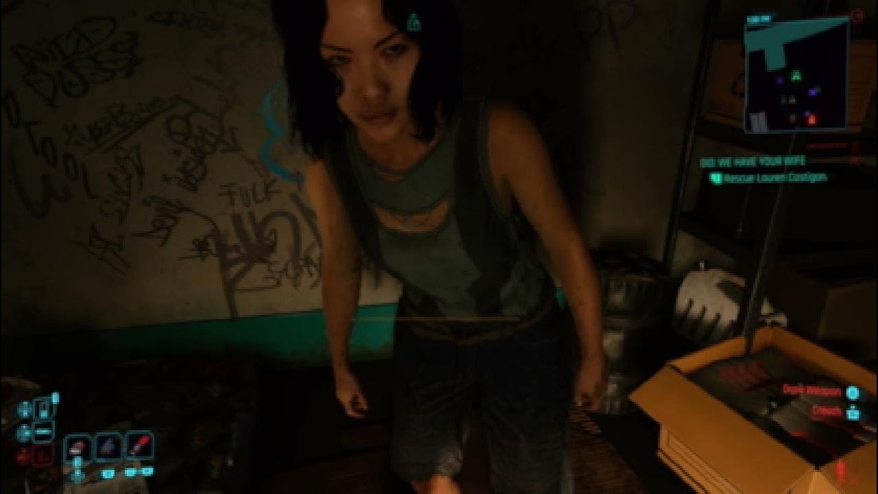 Lauren escapes the claws