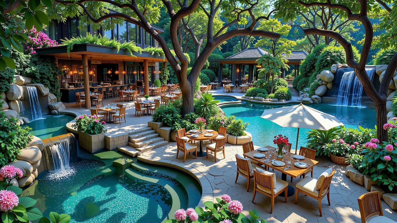 Quiet Jazz In Forest Cafe | Morning Tranquill Jazz With Outdoor Cafe Ambience For Study, Work