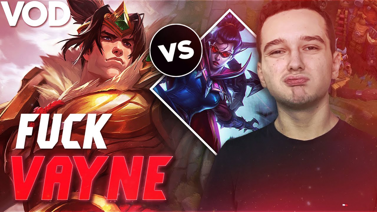 J'INSULTE VAYNE TOP PENDANT 23 MINUTES - SoloQ Challenger Top - Garen vs Vayne - Patch 14.3