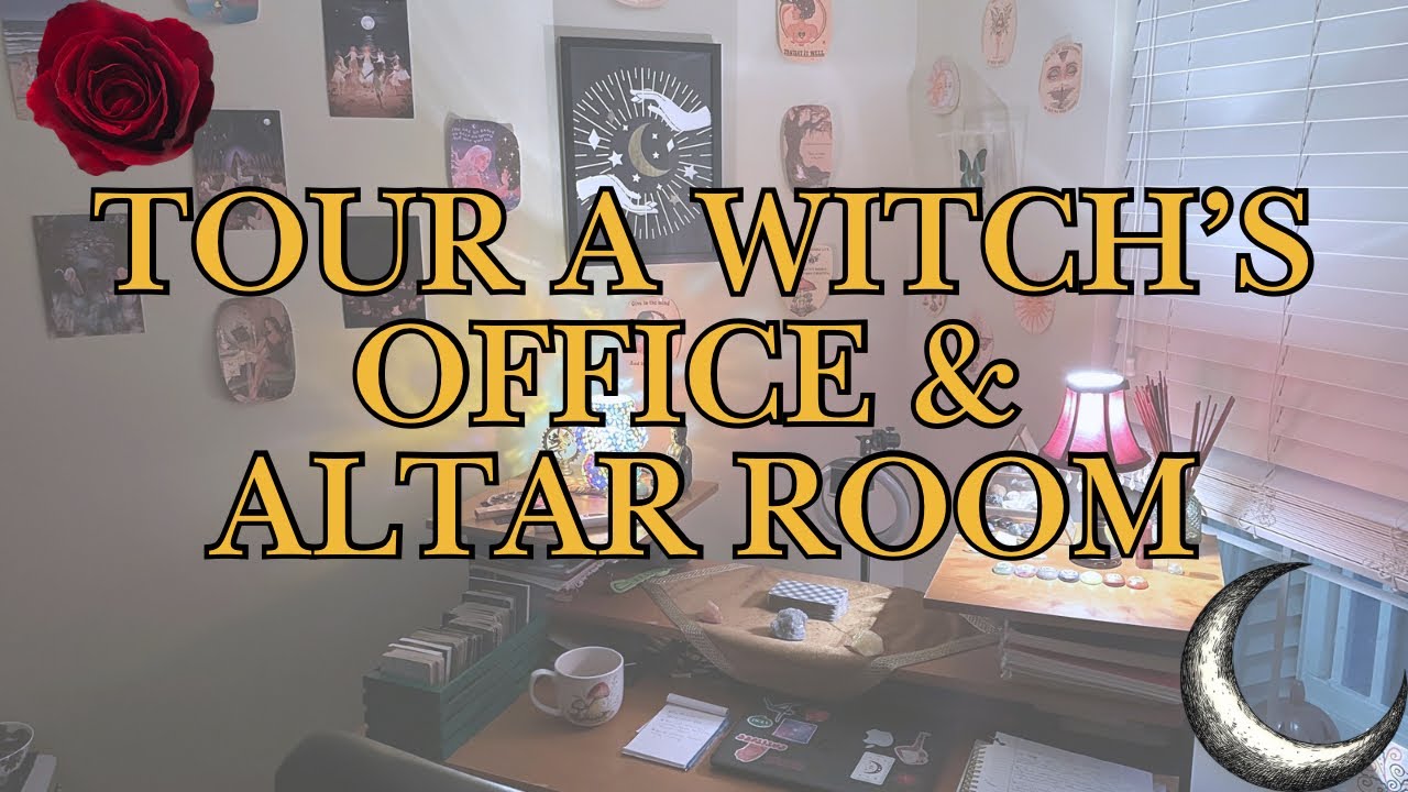 My Witchy Office & Altar Room Tour | Sacred Space Makeover