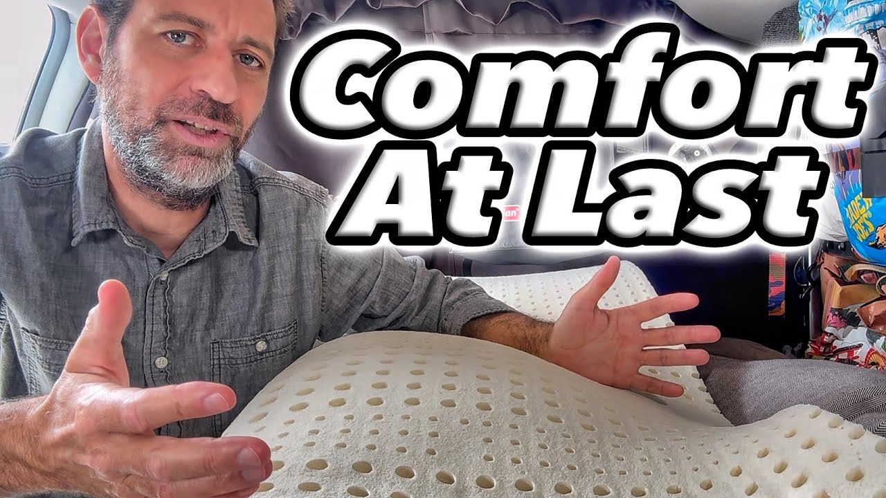 Ultimate Sleep Comfort For My Van Bed #sleepaid Turmerry Latex Mattress Topper