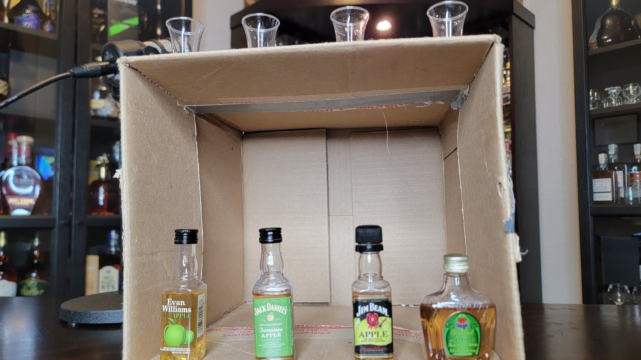 BEST APPLE WHISKEY blind taste test!!!!! #applewhiskey #blindtastetest