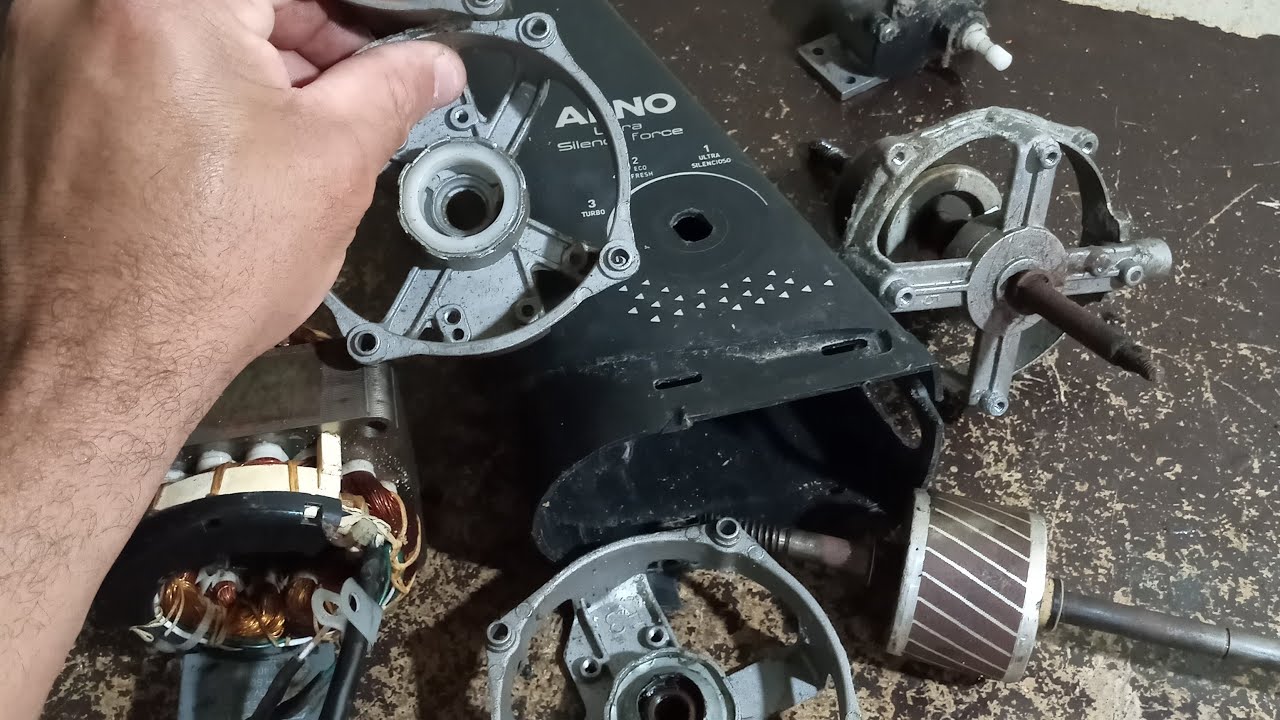 Como colocar rolamento ventilador arno ultra silence force coluna
