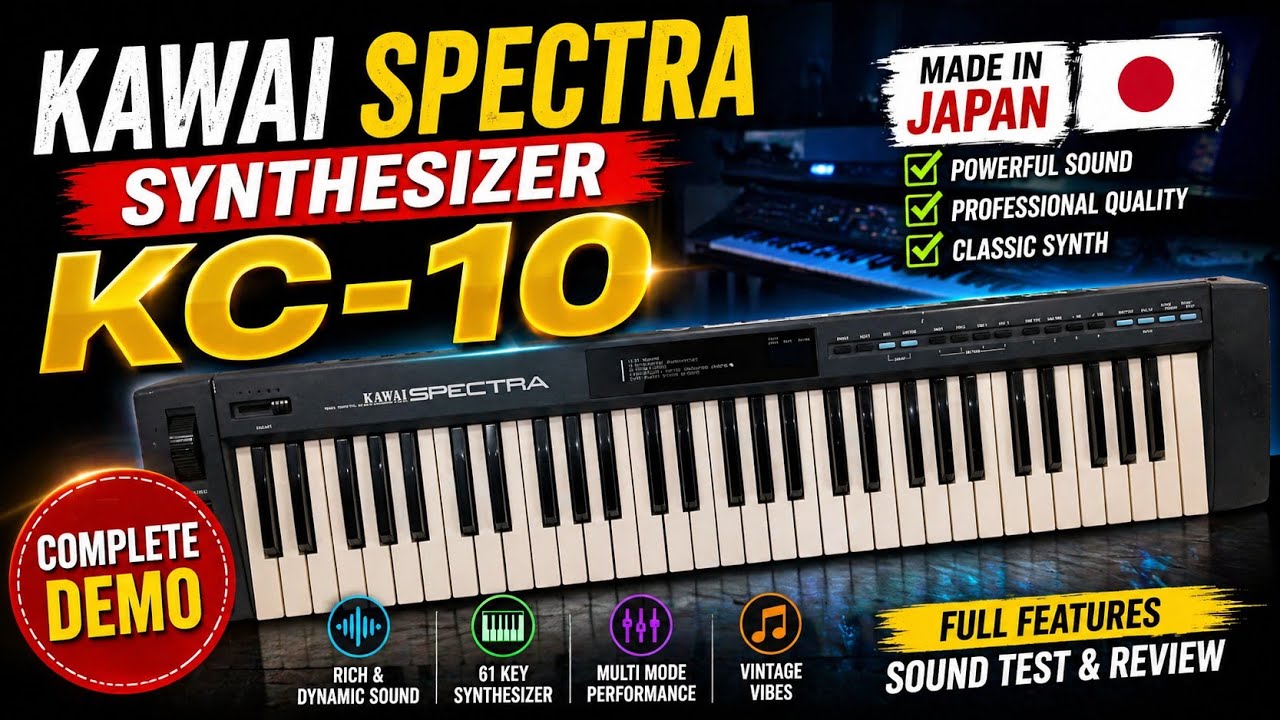 kawai Spectra Synthesizer KC 10 Demo