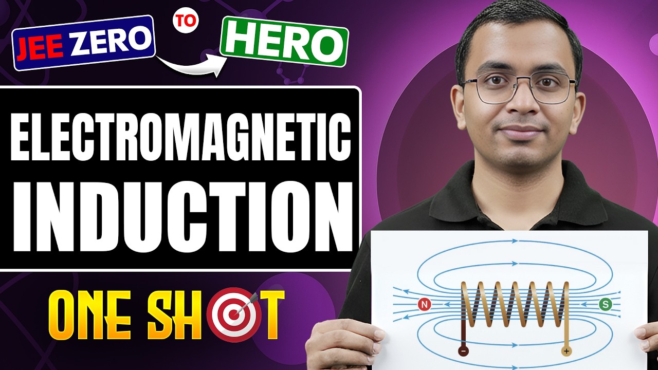 ELECTROMAGNETIC INDUCTION Class 12 | Complete JEE Physics One Shot in Pure English