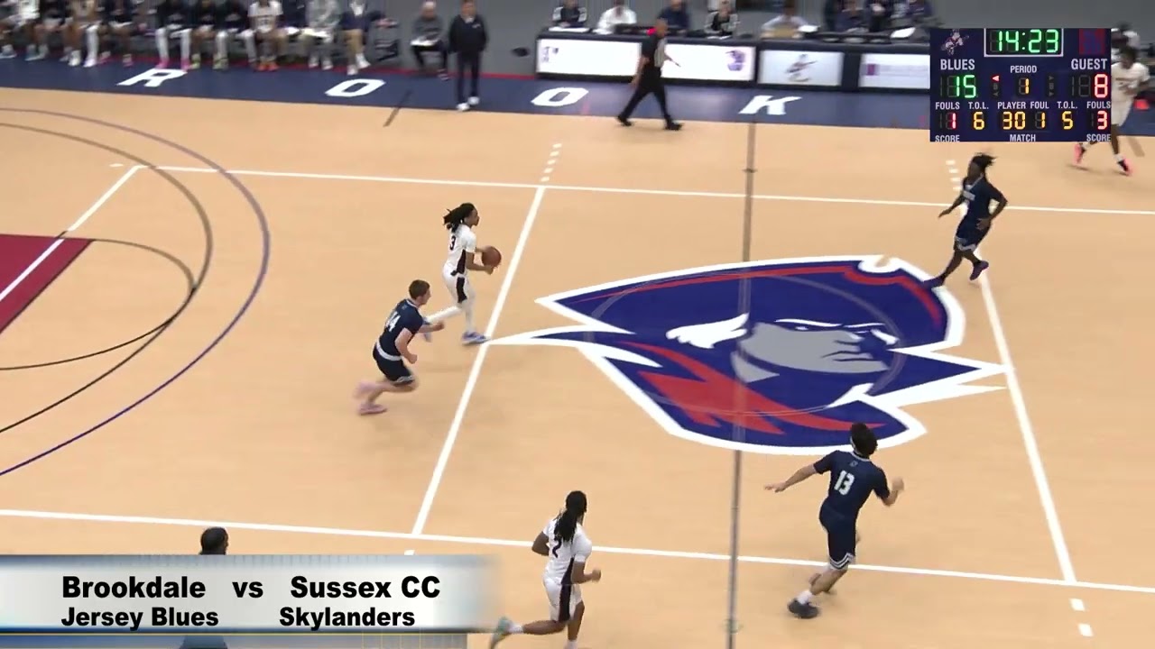 Brookdale Men's Basketball vs Sussex CCC