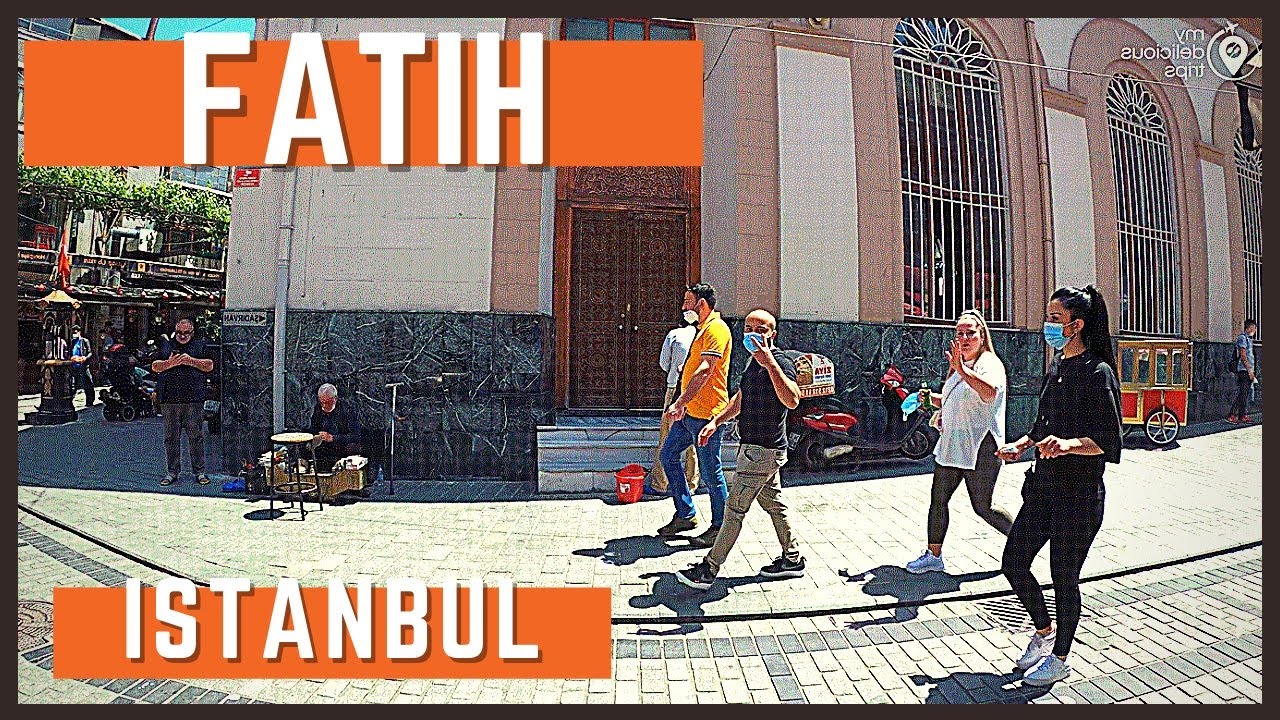 Istanbul Turkey Walking Tour 4K | Fatih District Istanbul | 4K 60fps (UHD) | my delicious trips