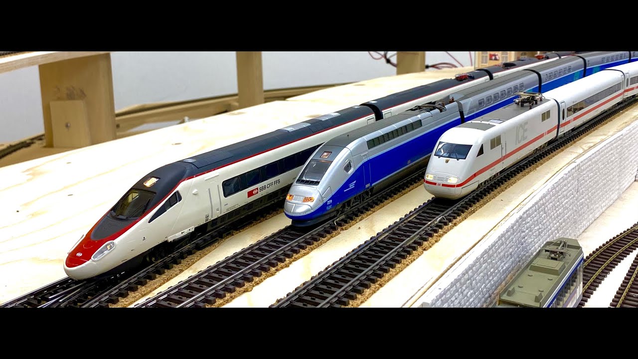 TGV Duplex (Mehano)/ ICE1 (Märklin)/ ETR610 H0 (Lima) H0