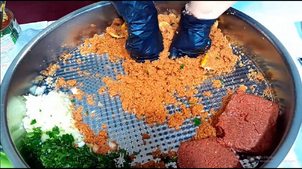 &Ccedil;iğ k&ouml;fte Yapımı / Sevda Altunsoy un elinden