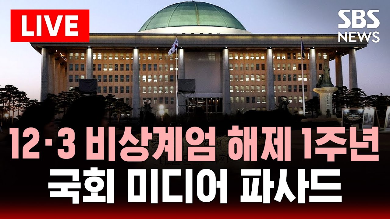 🔴LIVE 국회 미디어 파사드 .. 