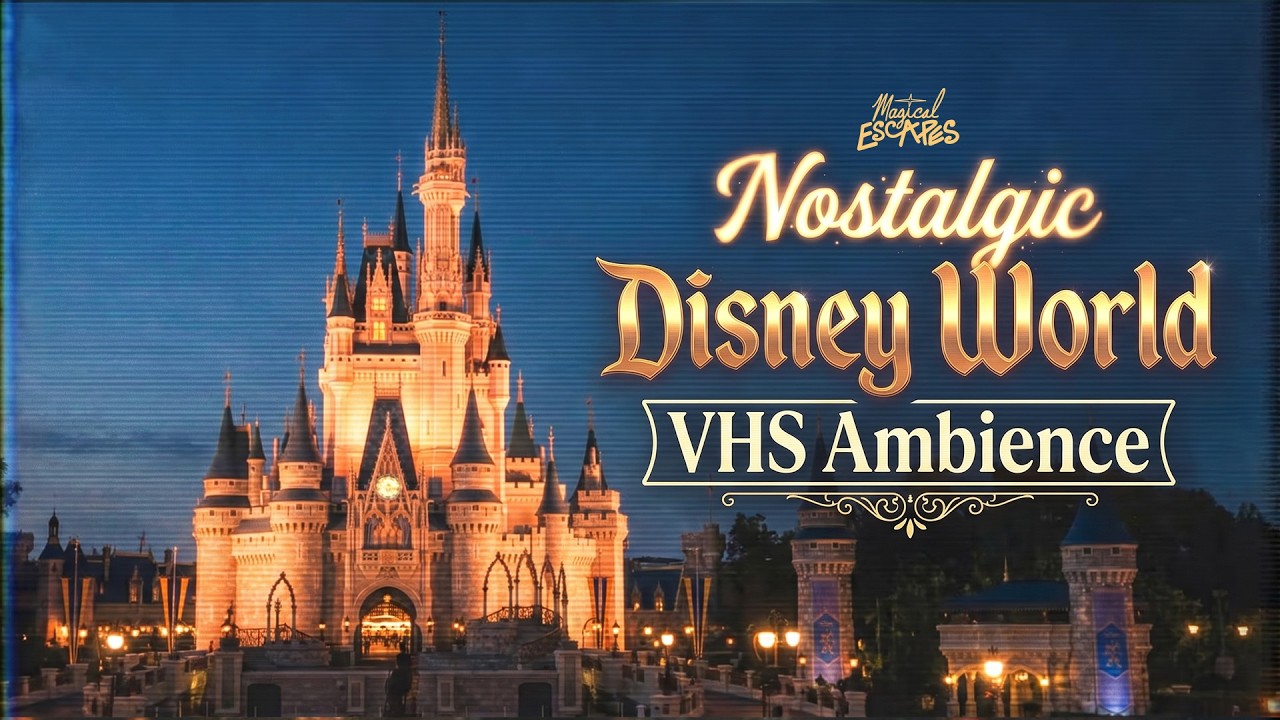 Walt Disney World Nostalgia VHS Music & Ambience on Main Street USA | Relax, Study, Sleep