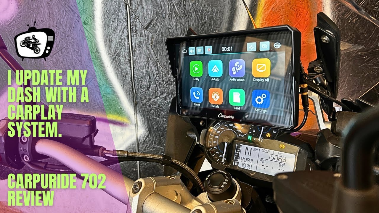 Система Apple CarPlay для BMW R1200GS от Carpuride 702. Как вернуть старому мотоциклу первозданны...